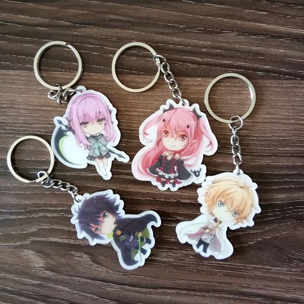 keychains 4pcs/set anime keychain seraph of the end owari no hyakuya hiiragi shinoa pendant keyrings kulcstarto, Silver
keychains 4pcs/set anime keychain seraph of the end owari no hyakuya hiiragi shinoa pendant keyrings kulcstarto, Silver