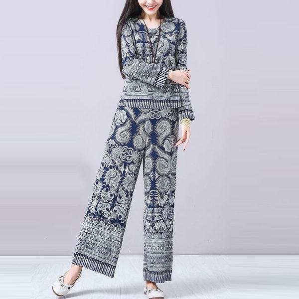 pant loose cotton and linen set of two autumn female long-sleeve ethnic style around the upper neck + broad legged pants suit k356 7v7s, White
pant loose cotton and linen set of two autumn female long-sleeve ethnic style around the upper neck + broad legged pants suit k356 7v7s, White