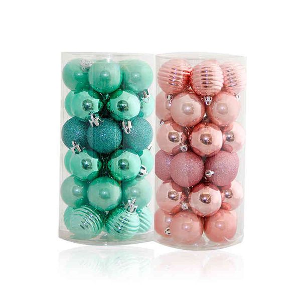 yinghao 4cm6cm barrel pendant 30 pieces of christmas tree electroplated plastic ball ornaments
yinghao 4cm6cm barrel pendant 30 pieces of christmas tree electroplated plastic ball ornaments