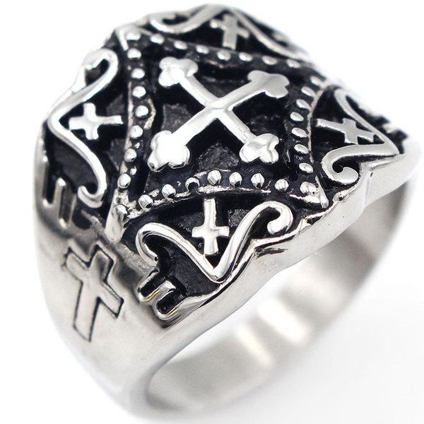 cluster rings asjerlya retro jesus cross ring men stainless steel fashion cool biker jewelry for women man religious belief, Golden;silver
cluster rings asjerlya retro jesus cross ring men stainless steel fashion cool biker jewelry for women man religious belief, Golden;silver