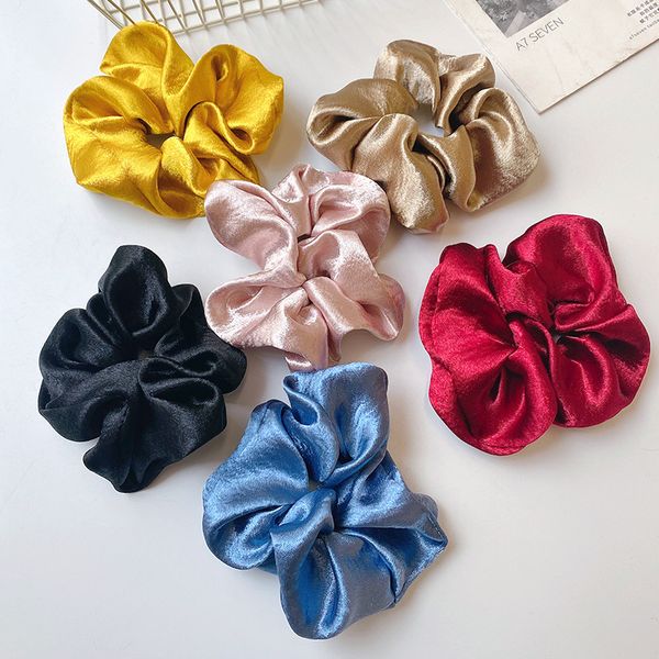 aa005 imitation silk satin high sense pleated pig large intestine circle new simple and versatile headdress hair accessories, Slivery;white
aa005 imitation silk satin high sense pleated pig large intestine circle new simple and versatile headdress hair accessories, Slivery;white