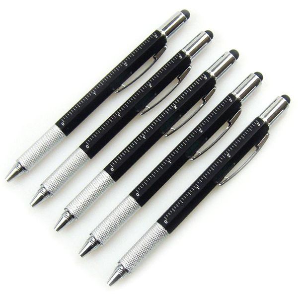 ballpoint pens 5 pcs multi-tool 6 in 1 pen with ruler, level gauge, pen, stylus ,touch screen and screw driver, mu, Blue;orange
ballpoint pens 5 pcs multi-tool 6 in 1 pen with ruler, level gauge, pen, stylus ,touch screen and screw driver, mu, Blue;orange