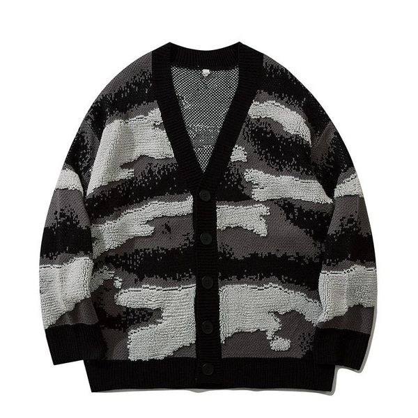 men's sweaters winter knitted jacket and fashion check pattern 2021 autumn v-neck casual slim cardigan trend clothes men hombre, White;black
men's sweaters winter knitted jacket and fashion check pattern 2021 autumn v-neck casual slim cardigan trend clothes men hombre, White;black