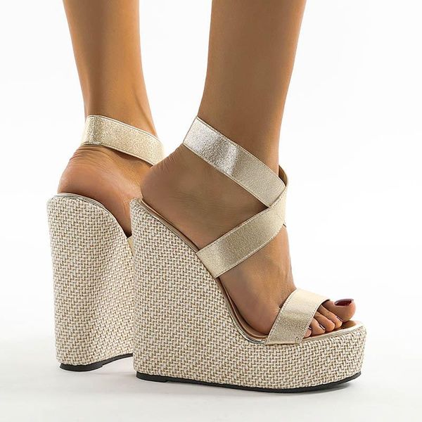 sandals super high peep toe gladiator wedges cover heel platform ladies fashion summer women shoes, Black
sandals super high peep toe gladiator wedges cover heel platform ladies fashion summer women shoes, Black