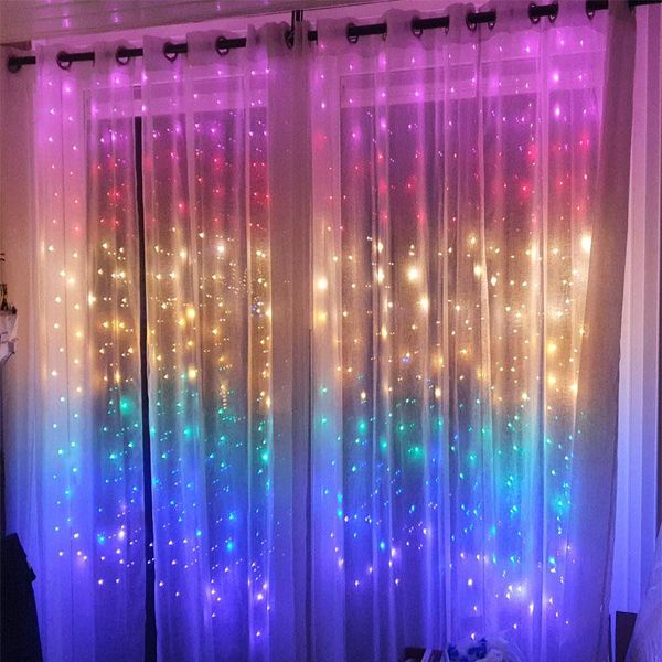 rainbow curtain lights led string garland christmas window decor usb fairy wedding party home outdoor decoration
rainbow curtain lights led string garland christmas window decor usb fairy wedding party home outdoor decoration