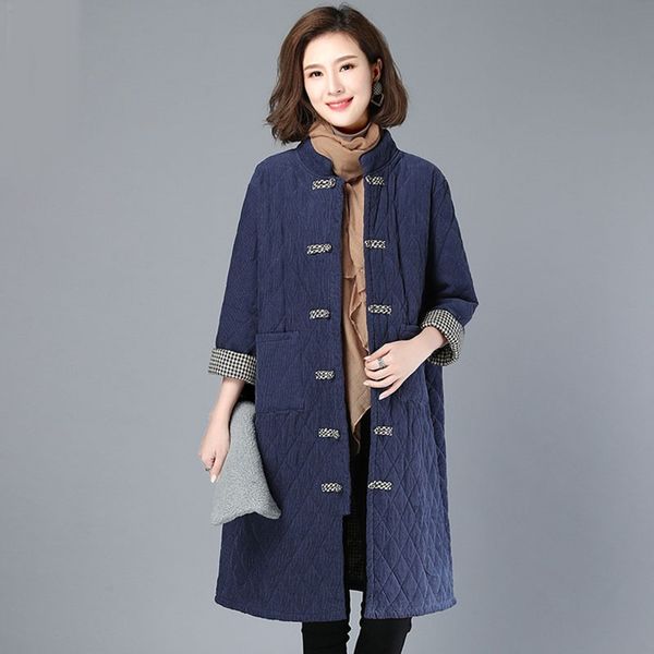 traditional chinese style clothing women coats winter long jackets corduroy cotton robe vintage femme han chinese clothing 11730, Red
traditional chinese style clothing women coats winter long jackets corduroy cotton robe vintage femme han chinese clothing 11730, Red
