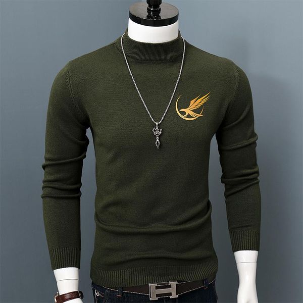 men's sweaters winter half high neck cashmere sweater men loose warmth thick pullover youth outer wear large size male o153, White;black
men's sweaters winter half high neck cashmere sweater men loose warmth thick pullover youth outer wear large size male o153, White;black