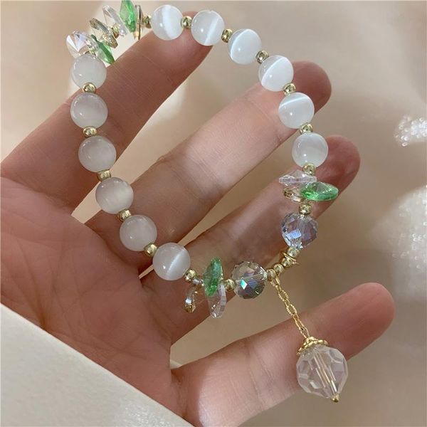 beaded, strands exquisite bracelet with zirconia flower pendant shining crystal beads hand chain korean fashion bangle for women trendy jewe, Black
beaded, strands exquisite bracelet with zirconia flower pendant shining crystal beads hand chain korean fashion bangle for women trendy jewe, Black