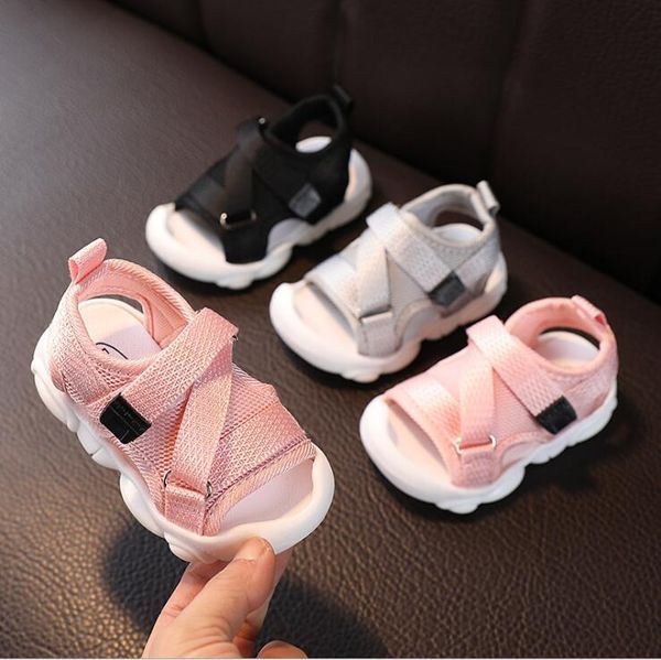 sandals summer kids brand open toe toddler boys orthopedic sport mesh baby shoes, Black;red
sandals summer kids brand open toe toddler boys orthopedic sport mesh baby shoes, Black;red