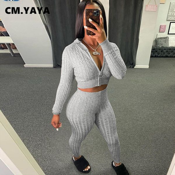 knitting zip up sweater & pants two 2 piece sets fall 2021 women trasuit fashion ribbed long sleeve fitness outfitsby air, White
knitting zip up sweater & pants two 2 piece sets fall 2021 women trasuit fashion ribbed long sleeve fitness outfitsby air, White
