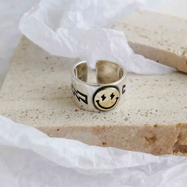 band creative designer craftsmanship exquisite shape charm round smiley open ring thai silver without inlaid brand jewelry
band creative designer craftsmanship exquisite shape charm round smiley open ring thai silver without inlaid brand jewelry