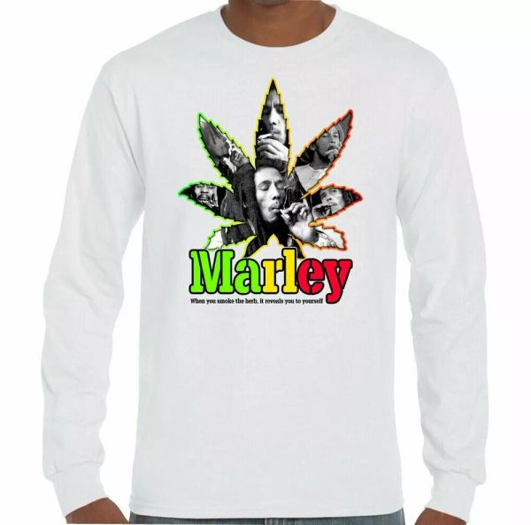 bob marley t-shirt smoke the herbs man fun reggae weed spliff cannabis top, White;black
bob marley t-shirt smoke the herbs man fun reggae weed spliff cannabis top, White;black