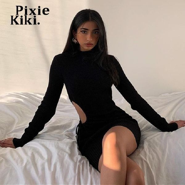 pixiekiki side hollow out long sleeve short dresses for women winter 2021 ribbed knitted bodycon dress club wear p95-db38 casual, Black;gray
pixiekiki side hollow out long sleeve short dresses for women winter 2021 ribbed knitted bodycon dress club wear p95-db38 casual, Black;gray