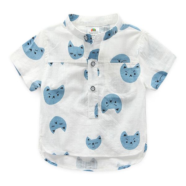 2021 summer 2-10 years childrens clothing cotton chinese mandarin collar cat print short-sleeve shirt for baby child kids boy, White;black
2021 summer 2-10 years childrens clothing cotton chinese mandarin collar cat print short-sleeve shirt for baby child kids boy, White;black