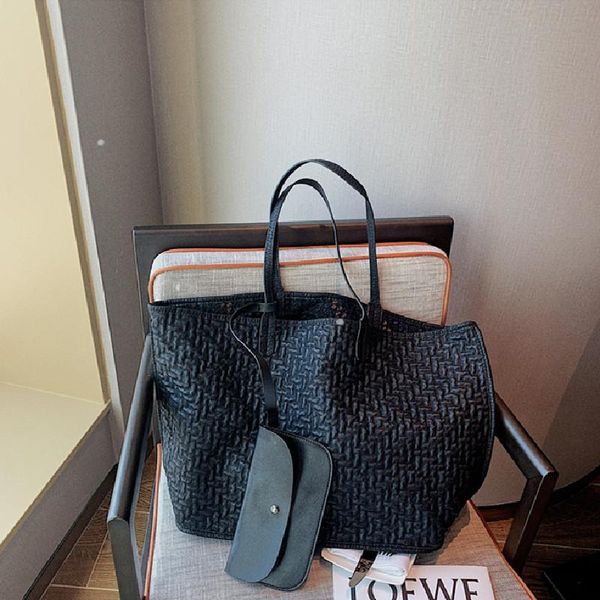 evening bags lady 2021 novelty large black double side tote handbag set for women big size design single shoulder bag
evening bags lady 2021 novelty large black double side tote handbag set for women big size design single shoulder bag