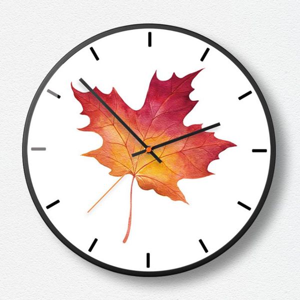 wall clocks autumn leaf 12 inch metal clock nordic household mute living room bedroom modern decorative watch quartz
wall clocks autumn leaf 12 inch metal clock nordic household mute living room bedroom modern decorative watch quartz