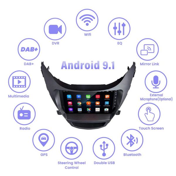 player 9'' android 9.1 stereo radio gps bt fm wifi 1+16gb for elantra 2011-2013 car dvd
player 9'' android 9.1 stereo radio gps bt fm wifi 1+16gb for elantra 2011-2013 car dvd