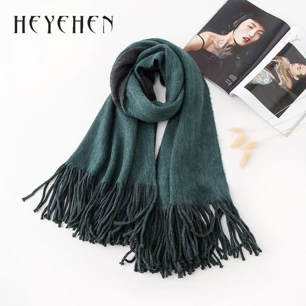 scarves 2021 design solid double-side winter women cashmere scarf knitted long shaw bandana female foulard tassel warm soft hy106, Blue;gray
scarves 2021 design solid double-side winter women cashmere scarf knitted long shaw bandana female foulard tassel warm soft hy106, Blue;gray