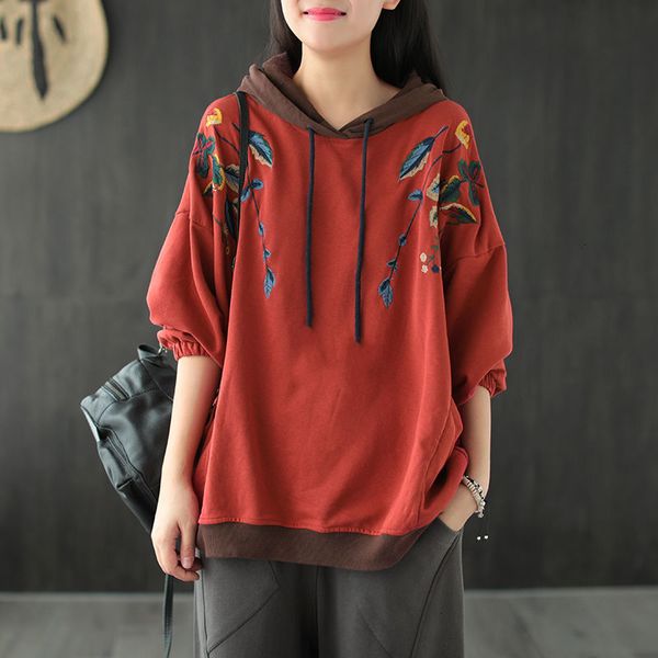 women's hoodies & sweatshirts vintage sweatshirt hoodie oversized plus size embroidery stitch long sleeve sweat-shirt women winter clot, Black
women's hoodies & sweatshirts vintage sweatshirt hoodie oversized plus size embroidery stitch long sleeve sweat-shirt women winter clot, Black