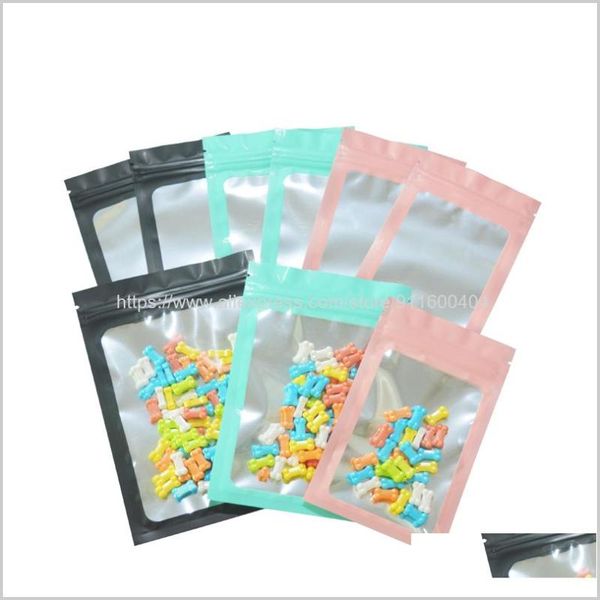 storage bags 100 pcs resealable colorful mylar with clear window for self sealing moisture proof
storage bags 100 pcs resealable colorful mylar with clear window for self sealing moisture proof