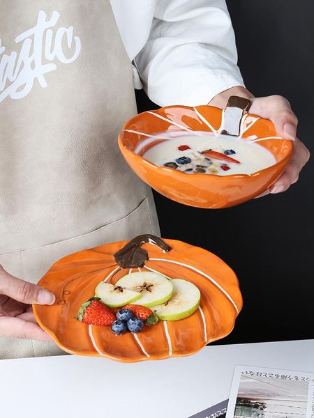 creative and lovely household pumpkin eating bowl baby complementary tableware ceramic fruit dessert oat for children bowls
creative and lovely household pumpkin eating bowl baby complementary tableware ceramic fruit dessert oat for children bowls