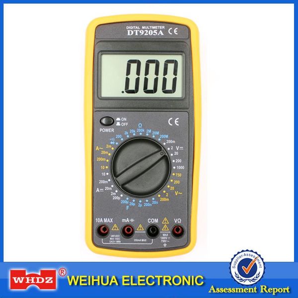 multimeters whdz dt9205a basic digital multimeter capacitance hfe test ammeter voltmeter resistance tester ac dc electric lcd handheld
multimeters whdz dt9205a basic digital multimeter capacitance hfe test ammeter voltmeter resistance tester ac dc electric lcd handheld