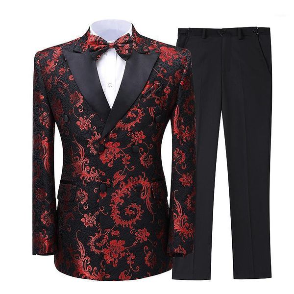 men's suits & blazers european and american two-piece groomsmen clothing slim korean formal red embroidered, White;black
men's suits & blazers european and american two-piece groomsmen clothing slim korean formal red embroidered, White;black