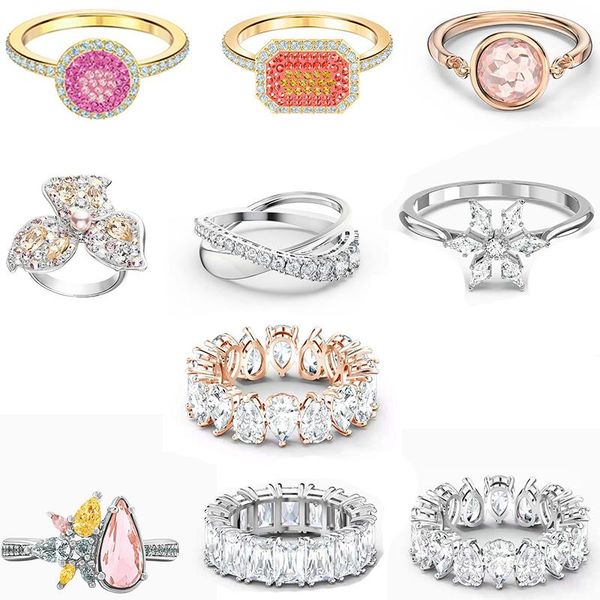 cluster rings fashion accessories swa original snowflake, water drop, square shiny crystal ring, romantic female jewelry birthday gift, Golden;silver
cluster rings fashion accessories swa original snowflake, water drop, square shiny crystal ring, romantic female jewelry birthday gift, Golden;silver