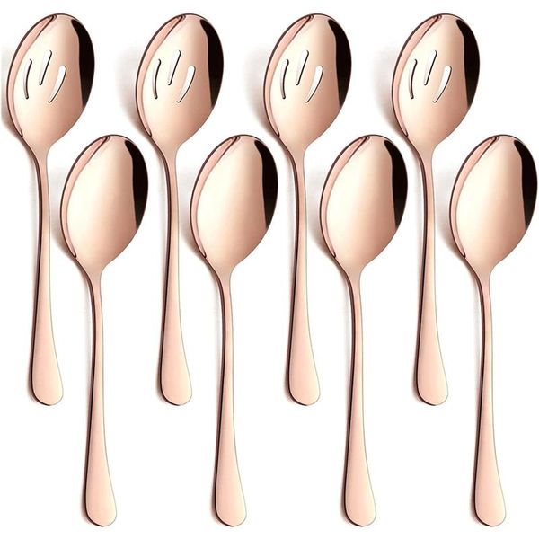 spoons copper slotted serving dinner stainless steel for party buffet restaurant banquet catering 8 pcs
spoons copper slotted serving dinner stainless steel for party buffet restaurant banquet catering 8 pcs