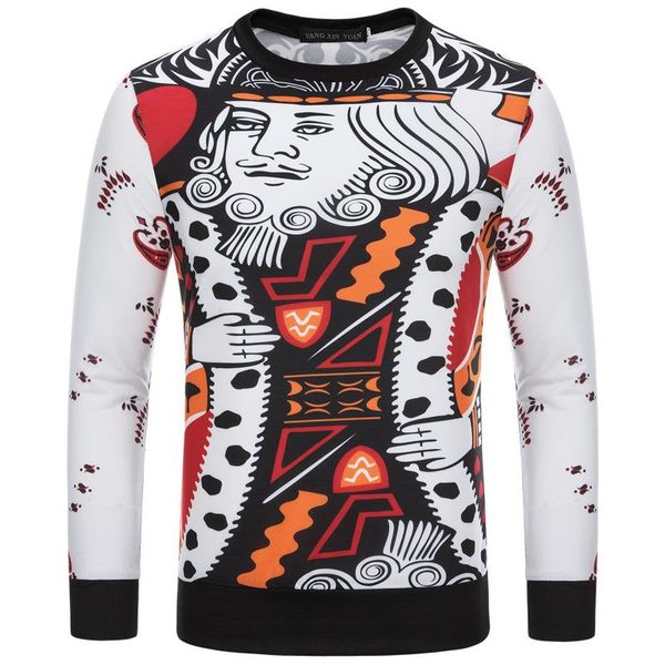 men's hoodies & sweatshirts halloween 3d funny printed poker king mens sweatshirt spring autumn man streetwear print clothes, Black
men's hoodies & sweatshirts halloween 3d funny printed poker king mens sweatshirt spring autumn man streetwear print clothes, Black