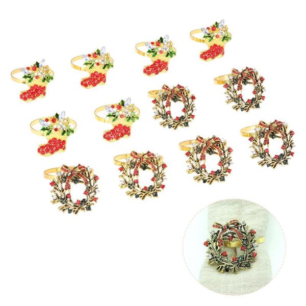 napkin rings 6pcs high-end christmas tree ring bow flower wreath mouth el sample room set table buckle
napkin rings 6pcs high-end christmas tree ring bow flower wreath mouth el sample room set table buckle