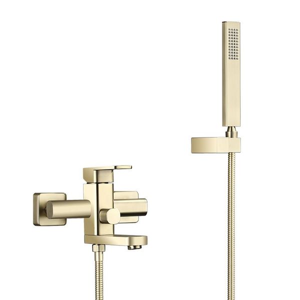 bathroom shower faucet set wall mounted brass bathtub brush gold /black square sets
bathroom shower faucet set wall mounted brass bathtub brush gold /black square sets
