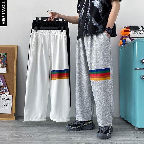 harajuku streetwear men's colorful striped printed loose pants korean fashions man wide leg sweatpants women joggers track, Black
harajuku streetwear men's colorful striped printed loose pants korean fashions man wide leg sweatpants women joggers track, Black