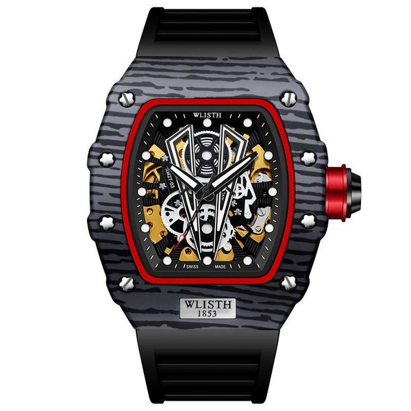 wristwatches mens watch sports waterproof automatic mechanical creative hollow square relogio masculino for men, Slivery;brown
wristwatches mens watch sports waterproof automatic mechanical creative hollow square relogio masculino for men, Slivery;brown