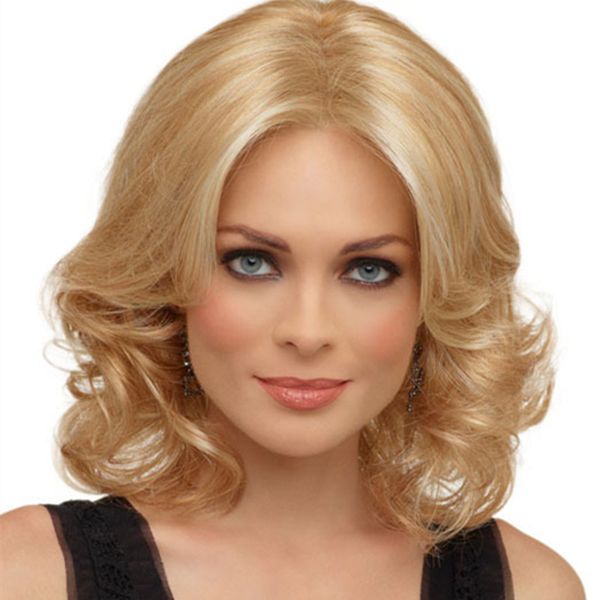 human hair wigs 14 inches 35cm medium short curly hairs with chemical fiber, Black
human hair wigs 14 inches 35cm medium short curly hairs with chemical fiber, Black