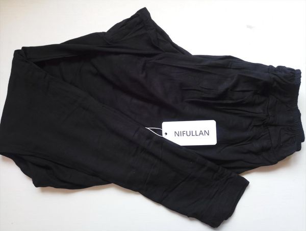 spring fashion black solid pockets womens pants causal loose big size high waist harem, Black;white
spring fashion black solid pockets womens pants causal loose big size high waist harem, Black;white