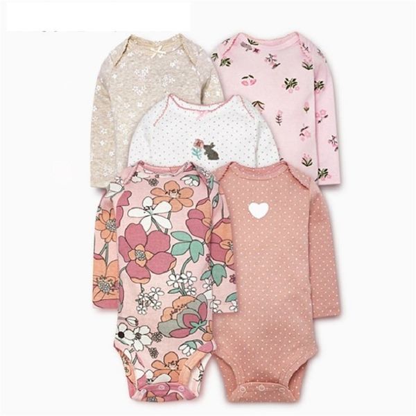 long sleeve baby bodysuit boy girl clothes cotton cute floral born costume o-neck born rompers 5pcs/set 210816, Blue
long sleeve baby bodysuit boy girl clothes cotton cute floral born costume o-neck born rompers 5pcs/set 210816, Blue