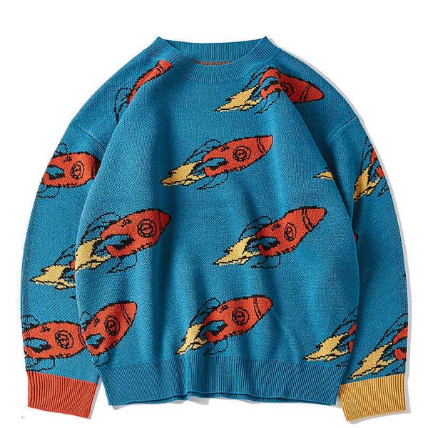 men's sweaters harajuku sweater men funny rocket pattern spandex o-neck oversize pullover hip hop streetwear autumn man women 35pl, White;black
men's sweaters harajuku sweater men funny rocket pattern spandex o-neck oversize pullover hip hop streetwear autumn man women 35pl, White;black