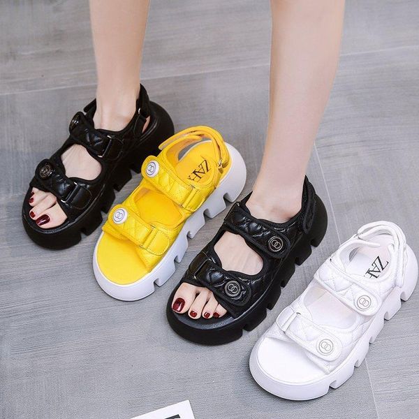 thick-soled womens sandals 2021 platform shoes summer slippers casual women's sports flat a, Black
thick-soled womens sandals 2021 platform shoes summer slippers casual women's sports flat a, Black