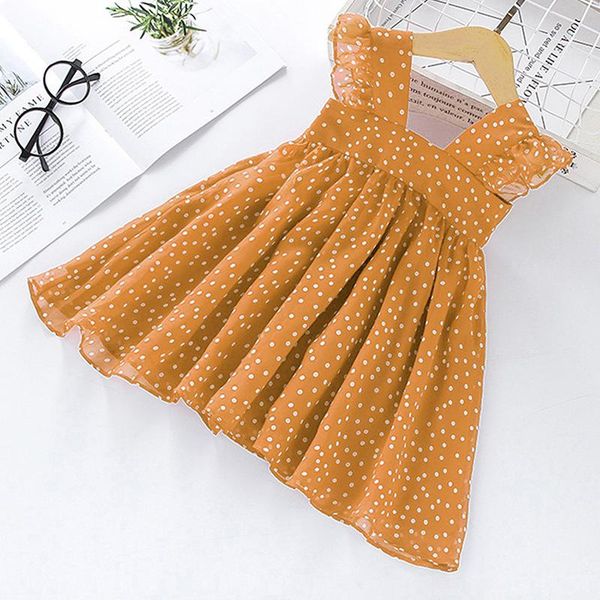 girl's dresses 2021summer sweet girls polka dotted sundress fashion cute ruffle sleeve knee length chiffon tutu dress with bow 3-8y, Red;yellow
girl's dresses 2021summer sweet girls polka dotted sundress fashion cute ruffle sleeve knee length chiffon tutu dress with bow 3-8y, Red;yellow