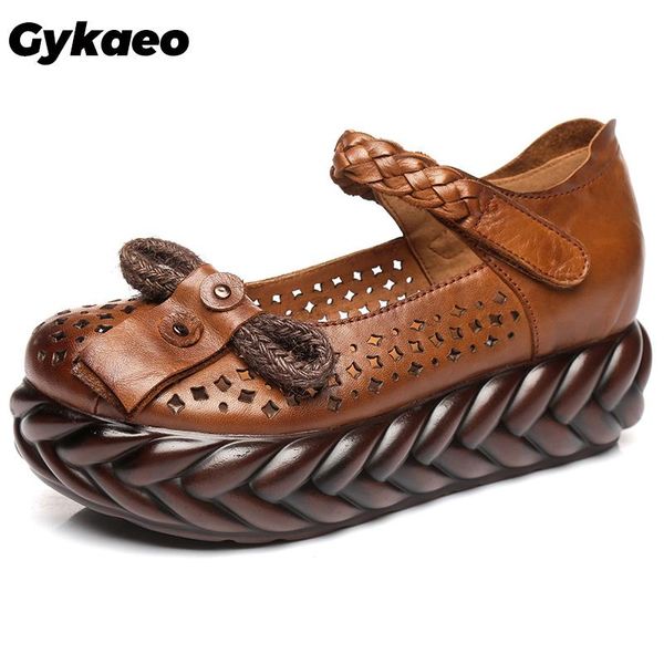 dress shoes gykaeo spring handmade vintage platform wedges women pumps fretwork cut out high heels genuine leather casual, Black
dress shoes gykaeo spring handmade vintage platform wedges women pumps fretwork cut out high heels genuine leather casual, Black