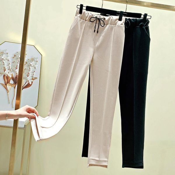 women's pants & capris jsxdhk autumn winter women 2021 fashion plus size woolen high wasit thick warm harem pant casual full length, Black;white
women's pants & capris jsxdhk autumn winter women 2021 fashion plus size woolen high wasit thick warm harem pant casual full length, Black;white