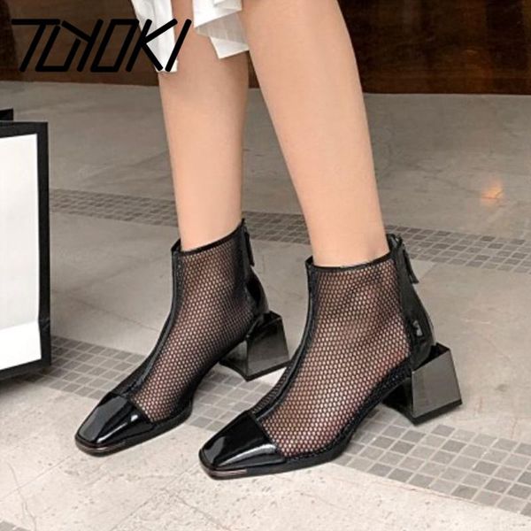 boots tuyoki women summer short square heel woman ankle fashion shoes party outdoor size 34-39, Black
boots tuyoki women summer short square heel woman ankle fashion shoes party outdoor size 34-39, Black