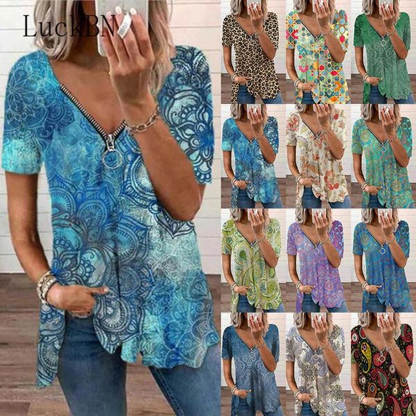 women's t-shirt women 2021 summer t shirt v-neck zipper pullover floral leopard print short sleeve loose shirts fashion casual plus siz, White
women's t-shirt women 2021 summer t shirt v-neck zipper pullover floral leopard print short sleeve loose shirts fashion casual plus siz, White