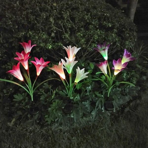 pcs 4 heads solar lily lantern led simulation outdoor decorative lawn lamp panel garden lighting lamps
pcs 4 heads solar lily lantern led simulation outdoor decorative lawn lamp panel garden lighting lamps