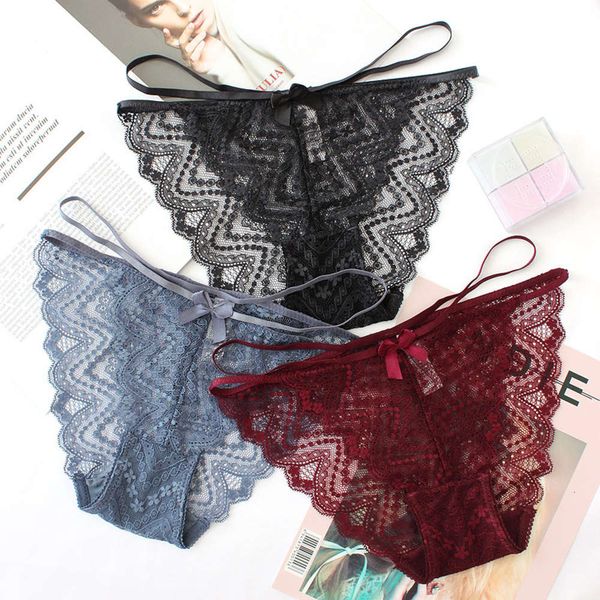 lace underpants thin belt low waist women's briefs transparent hollow breathable underwear, Black;pink
lace underpants thin belt low waist women's briefs transparent hollow breathable underwear, Black;pink