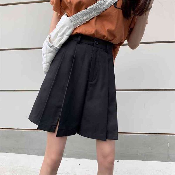 fashion shorts women loose high waist wide leg solid harajuku straight summer korean fashion culottes 210507, Black;white
fashion shorts women loose high waist wide leg solid harajuku straight summer korean fashion culottes 210507, Black;white