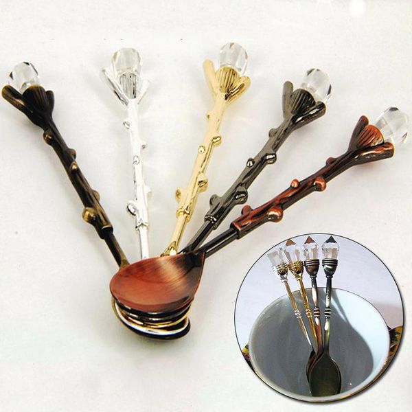 1pc creative crystal coffee spoon court tree branch small spoonful tea sugar dessert cutlery spoons kitchen tableware
1pc creative crystal coffee spoon court tree branch small spoonful tea sugar dessert cutlery spoons kitchen tableware