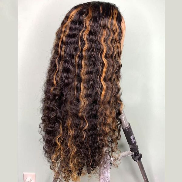 lace wigs quinlux wig highlight 1b/427 ombre color curly hd transparent 13x6 front human hair brazilian remy 150 density, Black;brown
lace wigs quinlux wig highlight 1b/427 ombre color curly hd transparent 13x6 front human hair brazilian remy 150 density, Black;brown