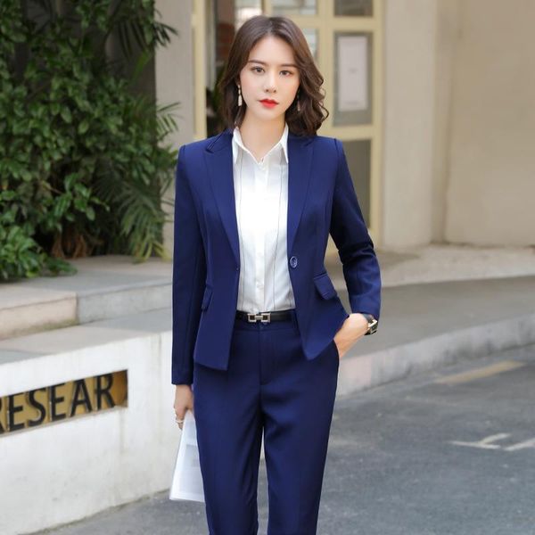 women's two piece pants navy black female elegant suit trouser dress blazer costumes jacket office ladies work wear 3 pieces set suits, White
women's two piece pants navy black female elegant suit trouser dress blazer costumes jacket office ladies work wear 3 pieces set suits, White
